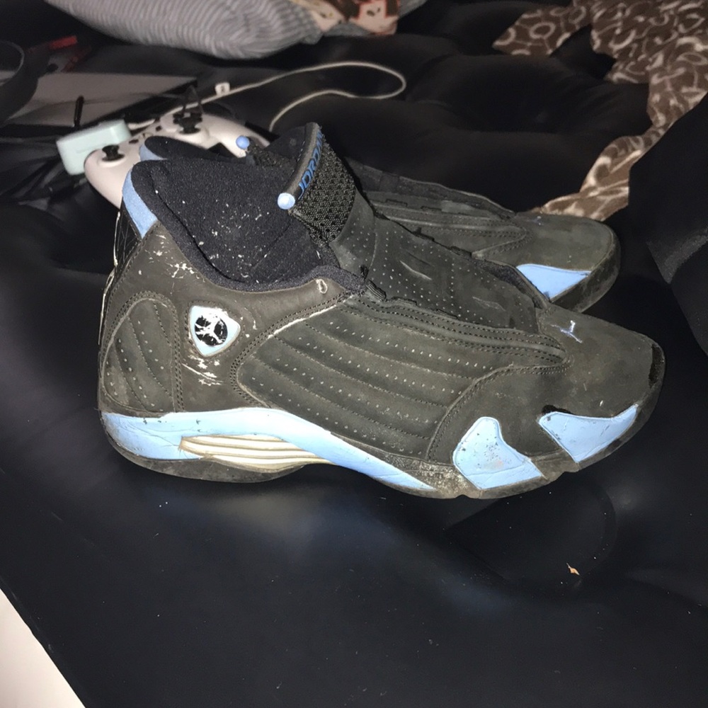 Blue Jordan 14s